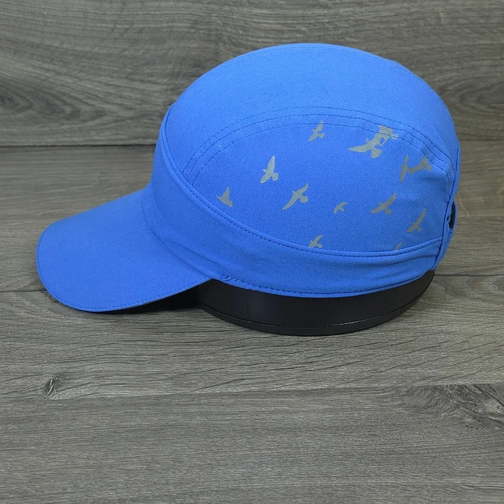 Oiselle Runner Hat Cap Strap Back One Size Blue Mens Running Hike Gym Workout